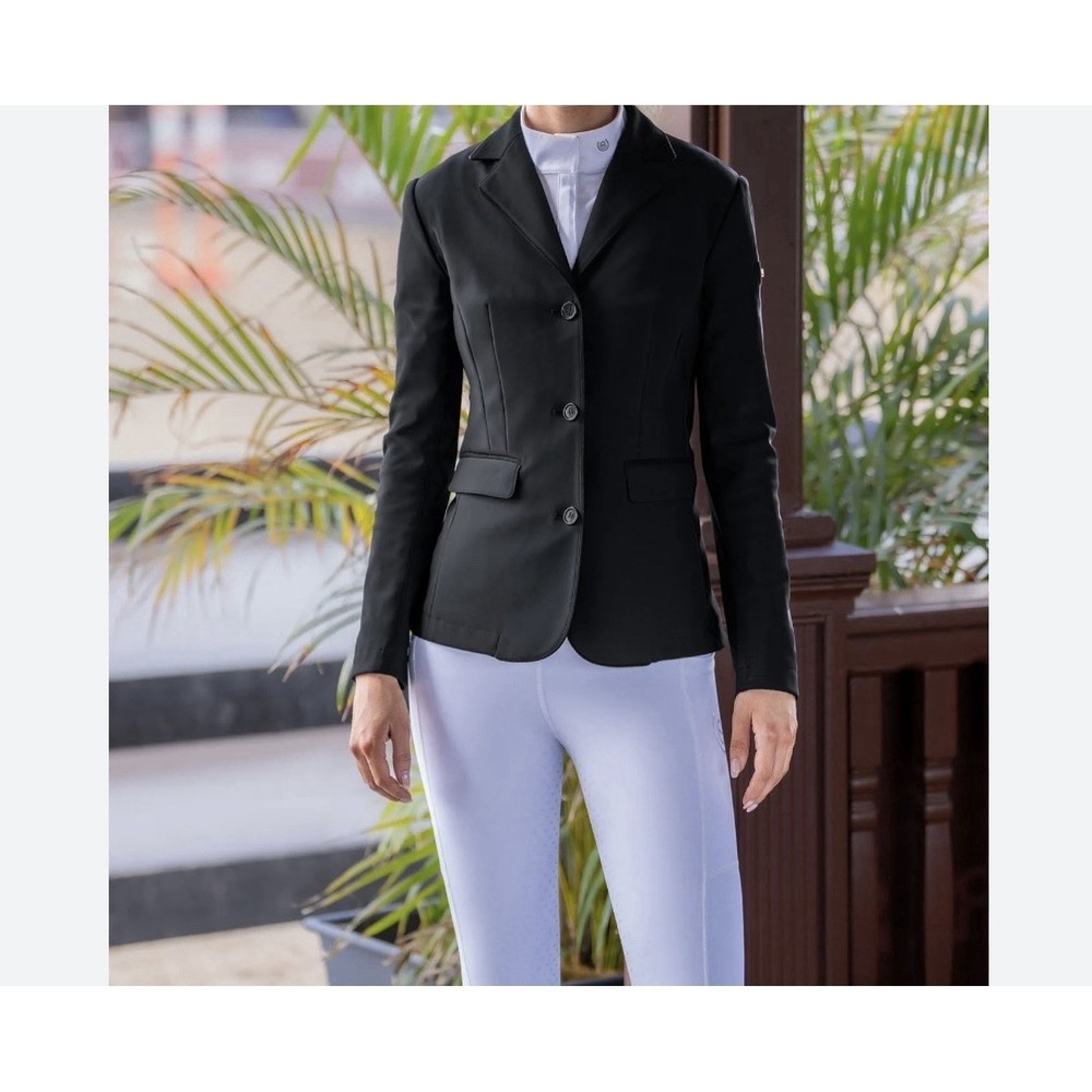 Rider's Mark Women's Equestrian Horse Riding Jacket Black Size‎ 12 Long Sleeve